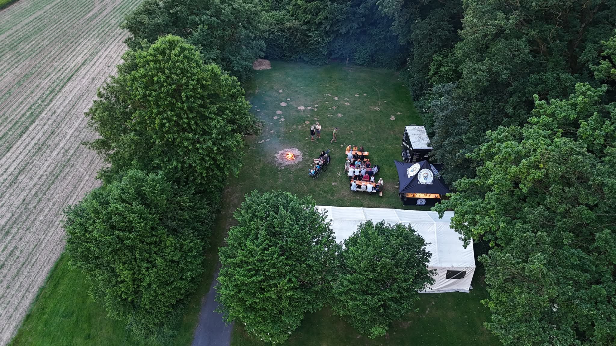 Grillplatz Luftaufnahme Nordstar Treffen